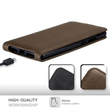 Huawei MATE 8 Pungetui Flip Cover (Brun)