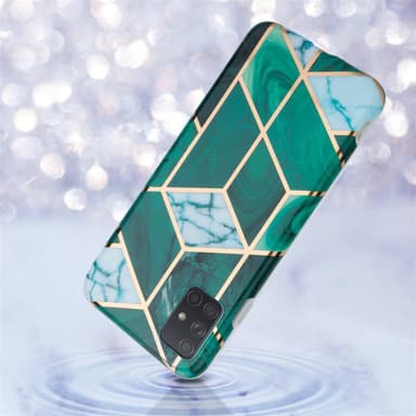 Samsung Galaxy A71 5G Pungetui Cover Case (Grøn)