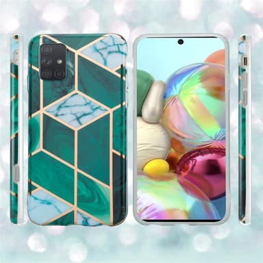 Samsung Galaxy A71 5G Pungetui Cover Case (Grøn)
