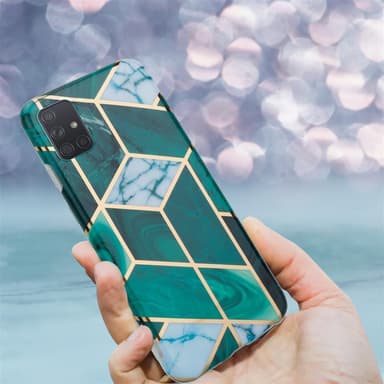 Samsung Galaxy A71 5G Pungetui Cover Case (Grøn)