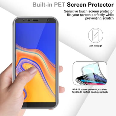 Cover Samsung Galaxy J4 PLUS Etui Case (Gennemsigtig)