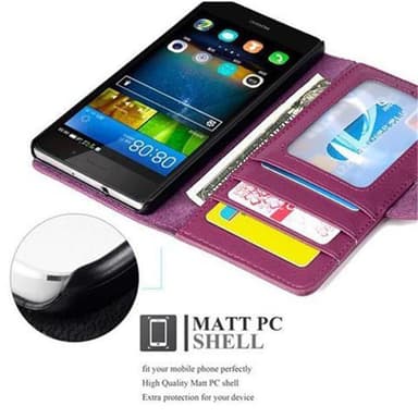 Huawei P8 LITE 2015 Pungetui Cover (Lilla)