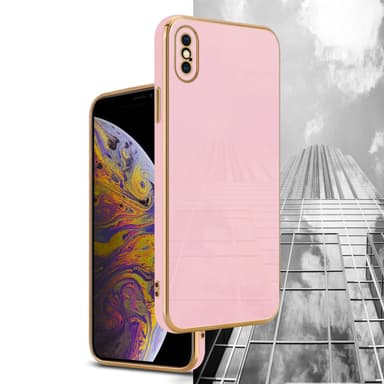 iPhone XS MAX Cover Etui Case (Lyserød)