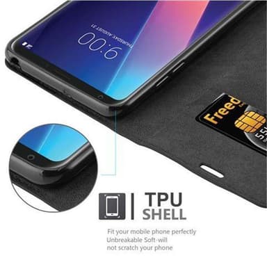 LG V30 / V30+ / V30S / V30S+ Cover Etui Case (Sort)