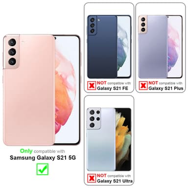 Cover Samsung Galaxy S21 5G Etui Case (Sort)
