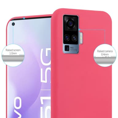 Cover Vivo X51 5G Etui Case (Rød)