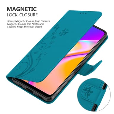 Oppo A94 5G Pungetui Cover Case (Blå)