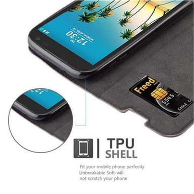 LG K3 2017 Cover Etui Case (Brun)