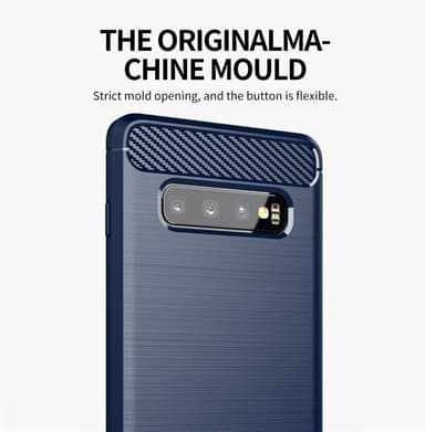Samsung Galaxy S10 4G Cover TPU Etui (Blå)