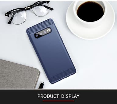 Samsung Galaxy S10 4G Cover TPU Etui (Blå)