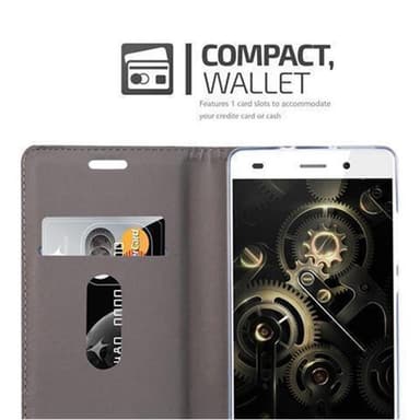 Huawei P8 LITE 2015 Pungetui Cover Case (Grå)
