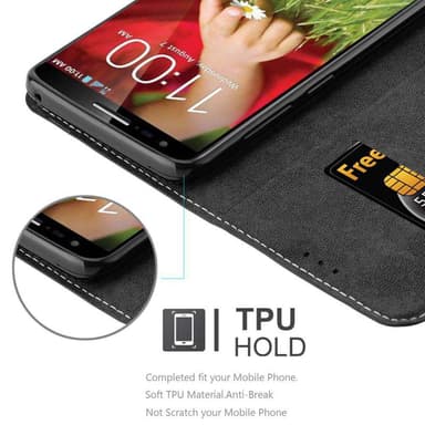 LG G2 Etui Case Cover (Sort)