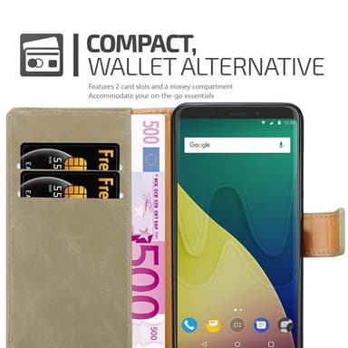 Cover WIKO VIEW XL Etui Case (Brun)