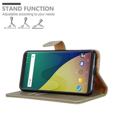 Cover WIKO VIEW XL Etui Case (Brun)