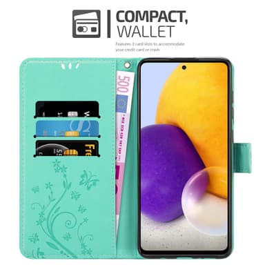 Samsung Galaxy A73 5G Pungetui Cover Case (Turkis)