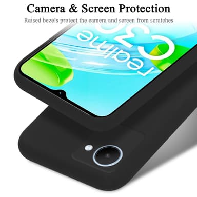 Realme C30 / Narzo 50i PRIME Cover Etui Case (Sort)
