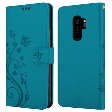 Samsung Galaxy S9 PLUS Pungetui Cover Case (Blå)