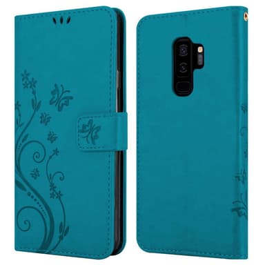 Samsung Galaxy S9 PLUS Pungetui Cover Case (Blå)