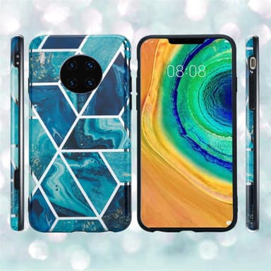 Huawei MATE 30 PRO Pungetui Cover Case (Blå)