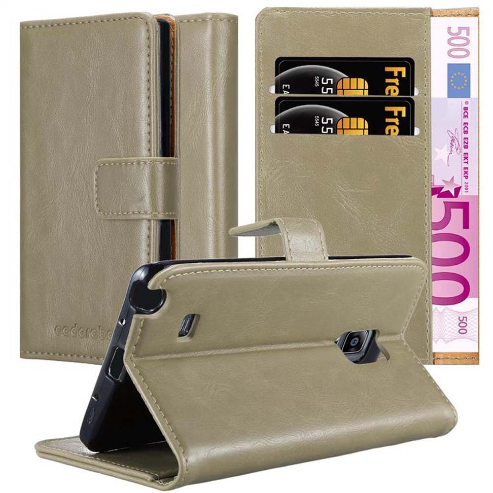 Cover Samsung Galaxy NOTE EDGE Etui Case (Brun)