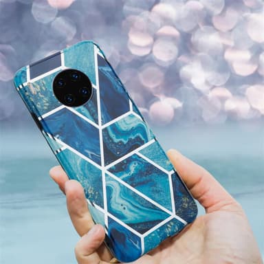 Huawei MATE 30 PRO Pungetui Cover Case (Blå)