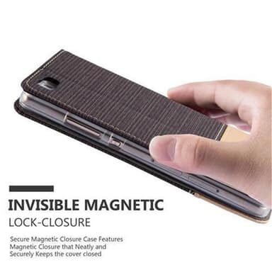 Huawei P8 LITE 2015 Pungetui Cover Case (Grå)