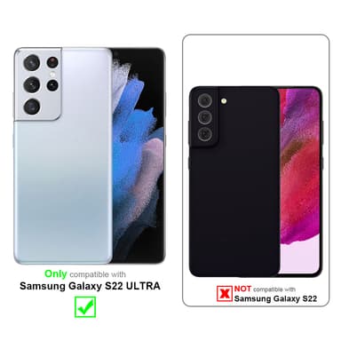 Samsung Galaxy S22 ULTRA Cover Etui Case (Grøn)