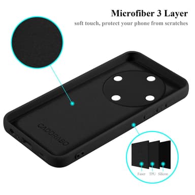 Honor Magic 5 Lite 5G Cover Etui Case (Sort)