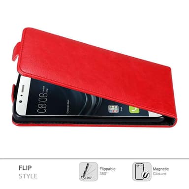 Huawei P9 LITE 2016 / G9 LITE Pungetui Flip Cover (Rød)