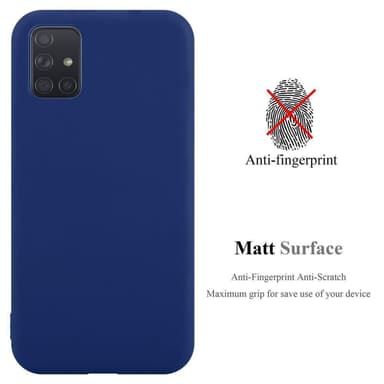 Cover Samsung Galaxy A71 4G Etui Case (Blå)