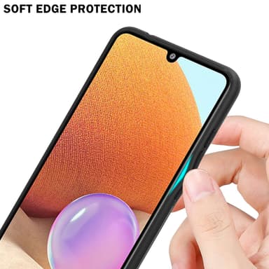 Cover Samsung Galaxy A32 4G Etui Case (Sort)