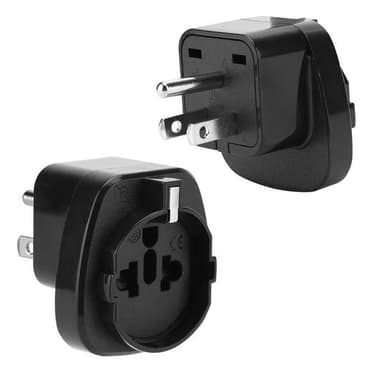 4x stikadapter Rejsekonverter (type b til eu)