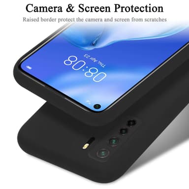 Huawei P40 LITE 5G / NOVA 7 SE Cover Etui Case (Sort)