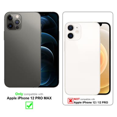 iPhone 12 PRO MAX Cover Etui Case (Lyserød)