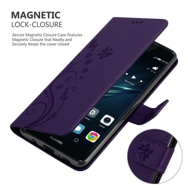 Huawei P9 PLUS Pungetui Cover Case (Lilla)