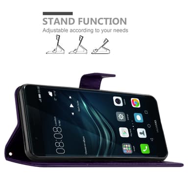 Huawei P9 PLUS Pungetui Cover Case (Lilla)
