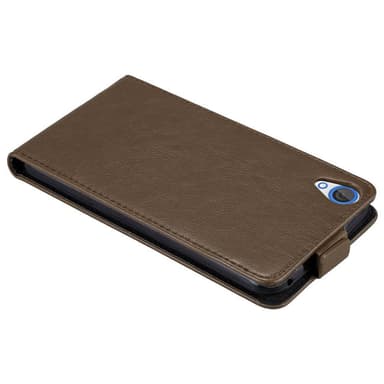 HTC Desire 820 Pungetui Flip Cover (Brun)