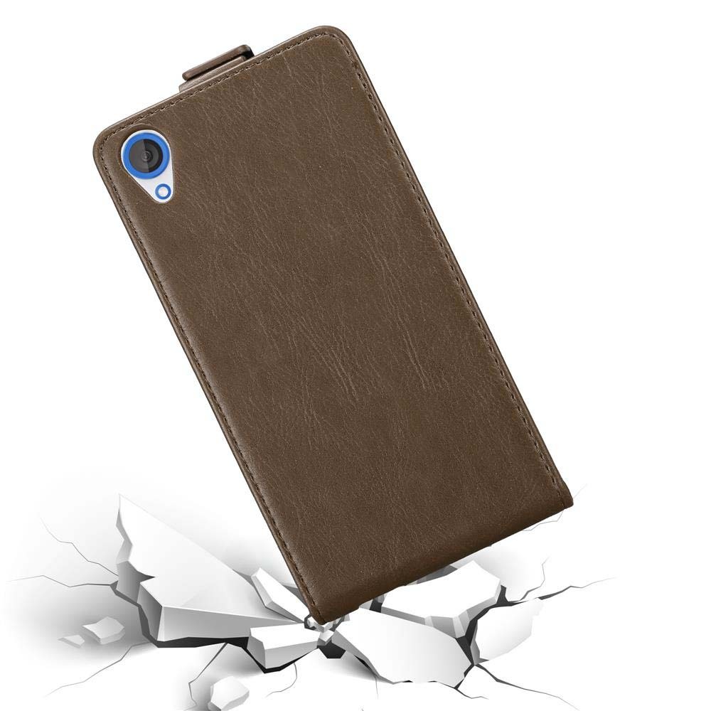 HTC Desire 820 Pungetui Flip Cover (Brun)