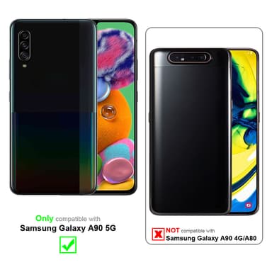 Samsung Galaxy A90 5G Cover Etui Case (Blå)