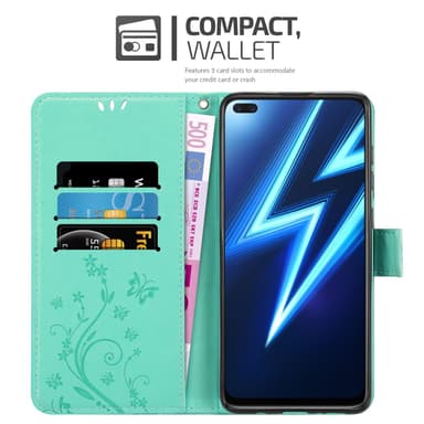 Realme 6 PRO Pungetui Cover Case (Turkis)