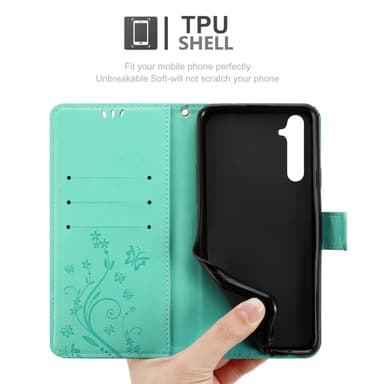 Realme 6 PRO Pungetui Cover Case (Turkis)
