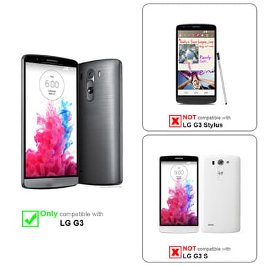 LG G3 Cover Etui Case (Brun)