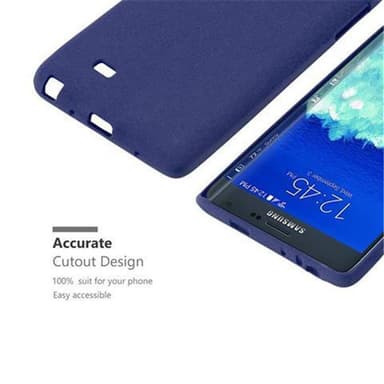 Cover Samsung Galaxy NOTE EDGE Etui Case (Blå)