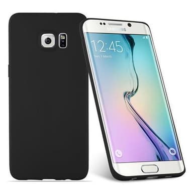 Cover Samsung Galaxy S6 EDGE Etui Case (Sort)
