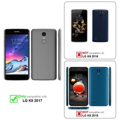 LG K8 2017 Cover Etui Case (Blå)