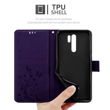 Xiaomi RedMi 9 Pungetui Cover Case (Lilla)