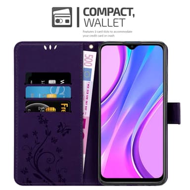 Xiaomi RedMi 9 Pungetui Cover Case (Lilla)