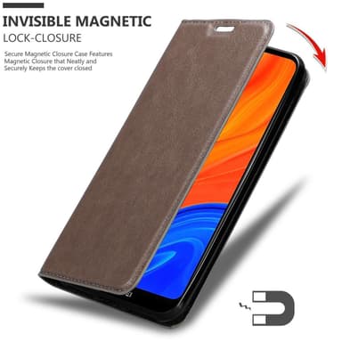 Huawei Y6S Cover Etui Case (Brun)