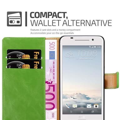 Cover HTC ONE A9 Etui Case (Grøn)