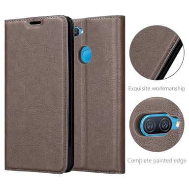 Oppo A12 Cover Etui Case (Brun)
